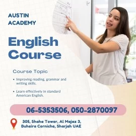 English Classes in Sharjah Call  0502870097