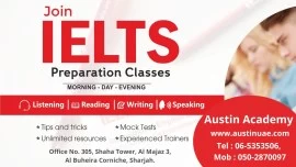 IELTS Classes in Sharjah with Offer 0502870097