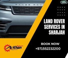 Range Rover Services Center in Sharjah