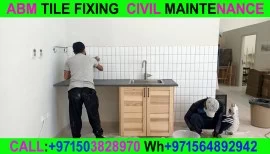 Ceramic Tile Fixing Contractor Sharjah Ajman Dubai