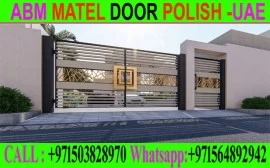 Aluminum Main Gate Fixing Contractor in Ajman , 