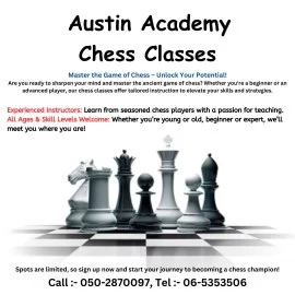 Chess classes in sharjahh with amazing offers. 