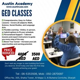 GED Training in Sharjah with Offer call 0502870097