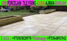 Porcelain Floor Tiles Fixing Contractor dubai ajma