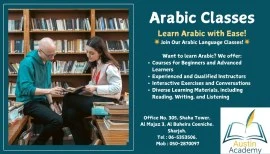 Arabic Training in Sharjah Best Offer.