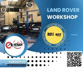 Range Rover Services Center in Sharjah