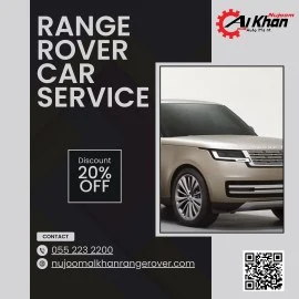 Range Rover Services Center in Sharjah