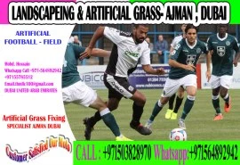  Football field Artificial Grass Fixing Dubai , 