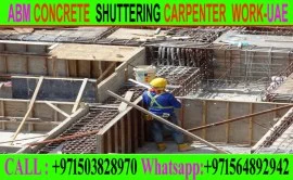 Shuttering Carpenter Work Contractor in ajman 