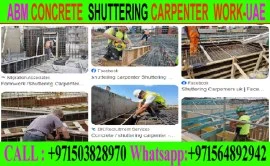 Shuttering Carpenter Work Contractor in ajman 