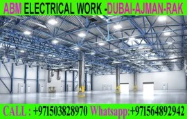 Industrial Light fixing contractor in Ajman Dubai 