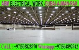 Industrial Light fixing contractor in Ajman Dubai 