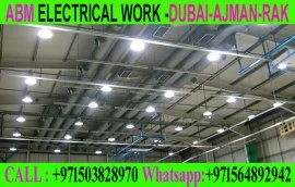 Industrial Light fixing contractor in Ajman Dubai 