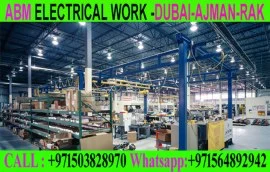 Industrial Light fixing contractor in Ajman Dubai 