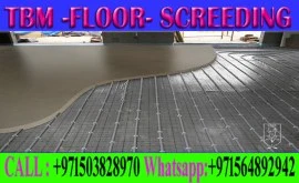 Micro cement floor Screeding Company Ajman Dubai S