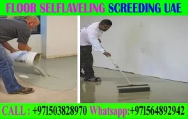 Self Leveling Screeding Company Ajman Dubai Sharja