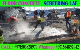 Concrete Floor Screeding Contractor Ajman Dubai Sh