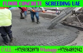 Concrete Floor Screeding Contractor Ajman Dubai Sh