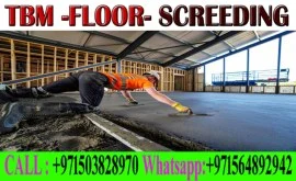 Micro topping floor Screeding Finishing Company 