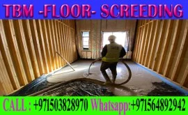 Micro topping floor Screeding Finishing Company 