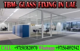 Glass fixing contractor Ajman Dubai Sharjah Rak