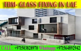 Glass fixing contractor Ajman Dubai Sharjah Rak