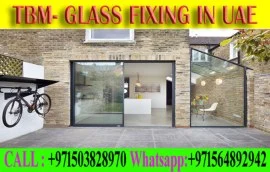 Glass fixing contractor Ajman Dubai Sharjah Rak