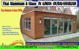 Thai Aluminum Glass Fixing Contractor Ajman Dubai 