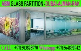  Office Room glass partition company ajman dubai 