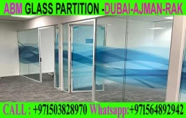  Office Room glass partition company ajman dubai 