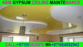 Gypsum ceiling contractor in Umm Al Quwain Dubai 