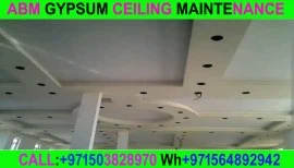 Gypsum ceiling contractor in Umm Al Quwain Dubai 