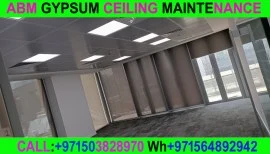 Gypsum ceiling contractor in Umm Al Quwain Dubai 