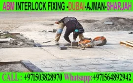 Paving Interlock Fixing Applicator Ajman Sharjah 