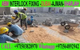 Paving Interlock Fixing Applicator Ajman Sharjah 