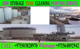 Oil Storage Tank Cleaning Services work Ajman 