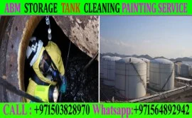 Oil Storage Tank Cleaning Services work Ajman 