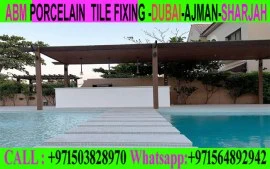 Porcelain Floor Tiles Fixing Contractor dubai ajma