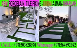 Porcelain Floor Tiles Fixing Contractor dubai ajma