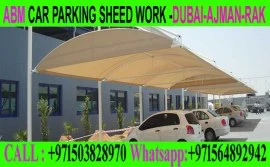 Modern Car Parking Shade Fixing in Dubai Ajman Sha