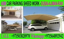 Modern Car Parking Shade Fixing in Dubai Ajman Sha