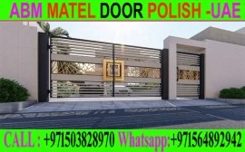 Aluminum Main Gate Fixing Contractor in Ajman 