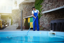 Pool service cleaning near me in Tilal Al Ghaf 055