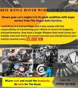 Range Rover repair services in Dubai