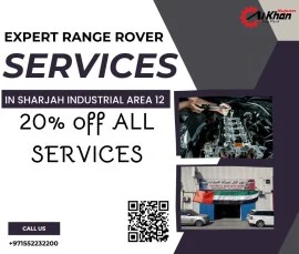 Range Rover Services Center in Sharjah