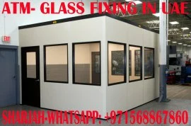 Aluminum and Glass Partition contractor  