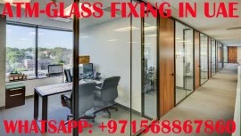 Aluminum and Glass Partition contractor  