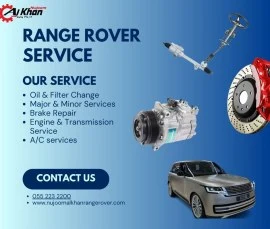 Range Rover Services Center in Sharjah