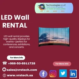 Top Advantages of LED Wall Rental in KSA 