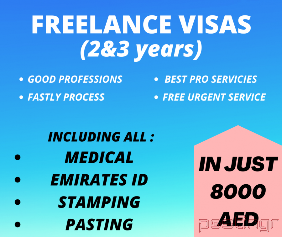 FREELANZE VISA IN DUBAI (2 YEARS AND 3 YEARS)